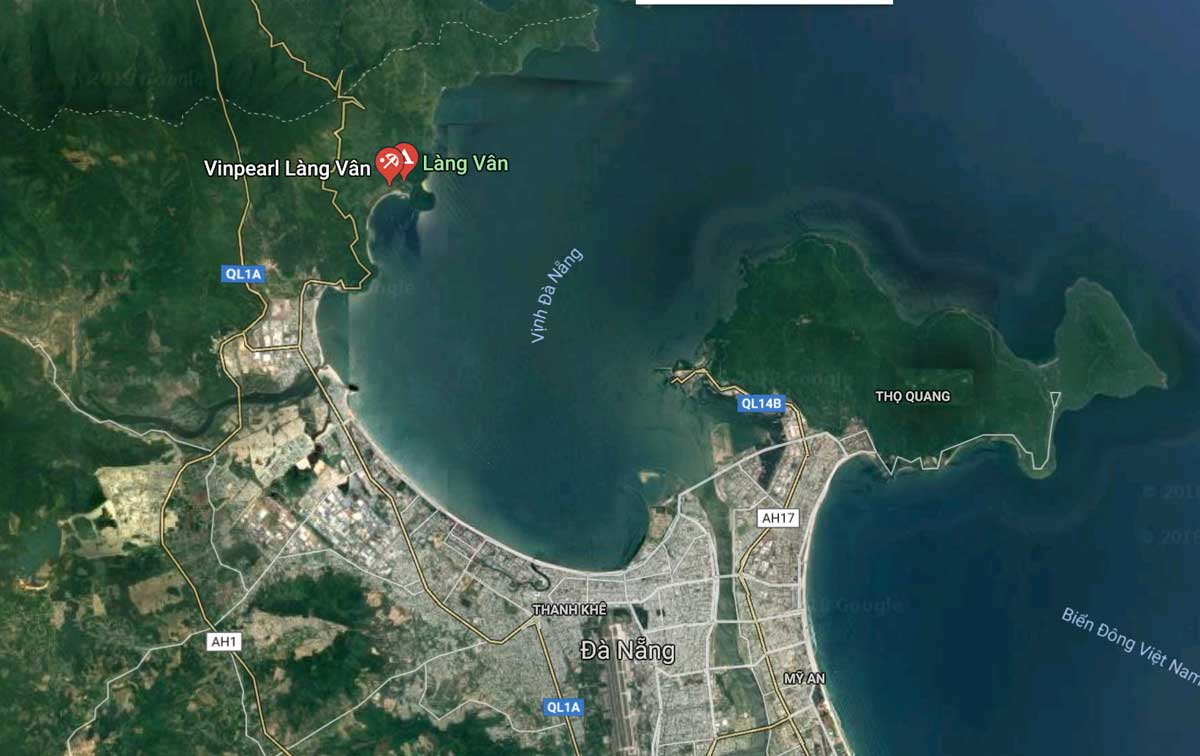 Vị trí dự án Vinhomes Haivan Bay